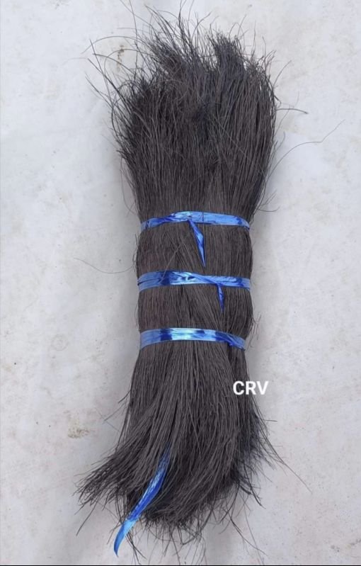 Black Dyed Bristle Coir Fibre, For Steel Polishing Wheel, Feature : Long Life