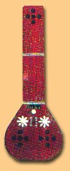 Wooden Tanpura, Pattern : Plain, Color : Red