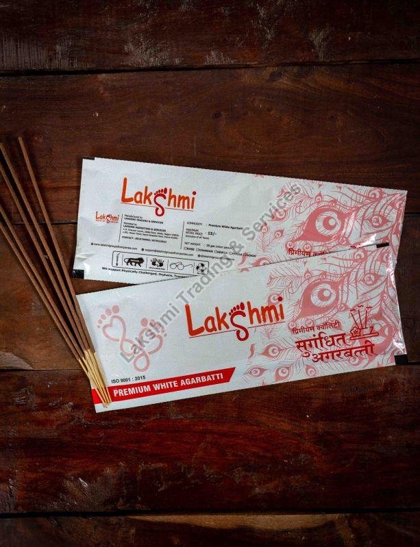 Lakshmi Bamboo 25gm Kewda Incense Sticks, For Temples, Home, Packaging Type : Pouch