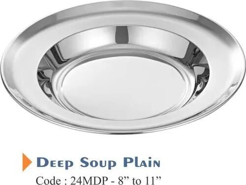 Stainless Steel Soup Plate