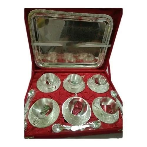 Silver Tea Cup Gift Set