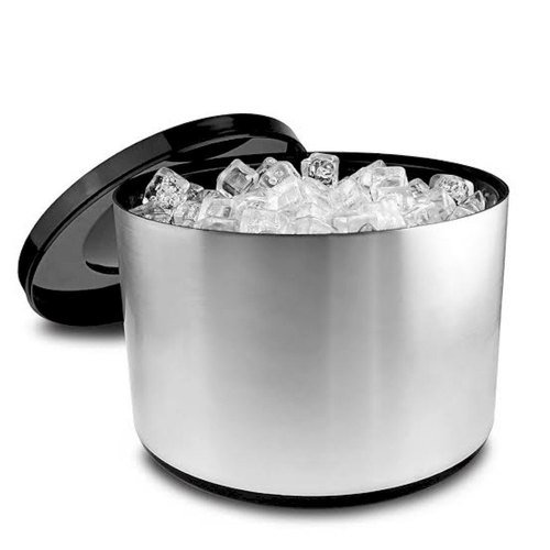Plastic Ice Bucket, Color : Silver