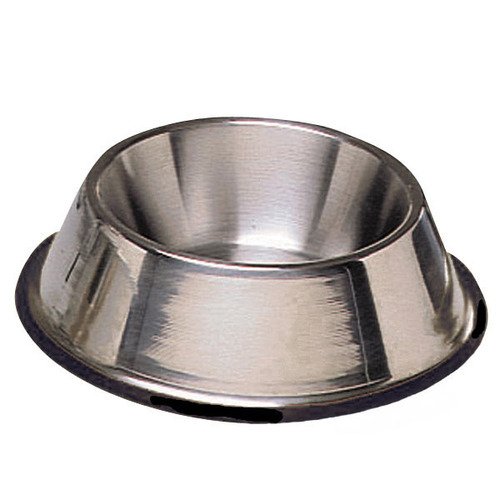 Stainless Steel SS Pet Bowl, Color : Silver, Black