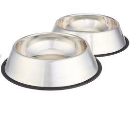 Stainless Steel Pet Bowl, Feature : Corrosion Resistant, Durablity, Good Quality, Pattern : Plain