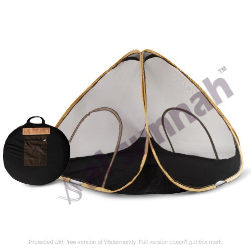 Outdoor Mosquito Net, Size : 210 CM X 200 CM X 160 CM, Color : Black