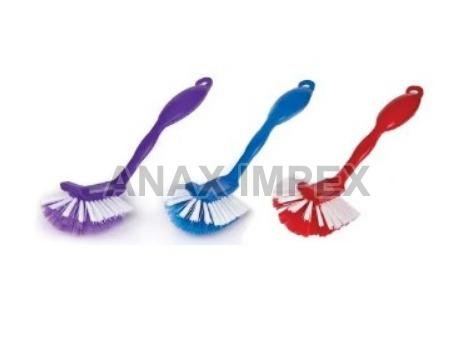 Multicolour Plastic Carpet Cleaning Brush, Shape : Oval