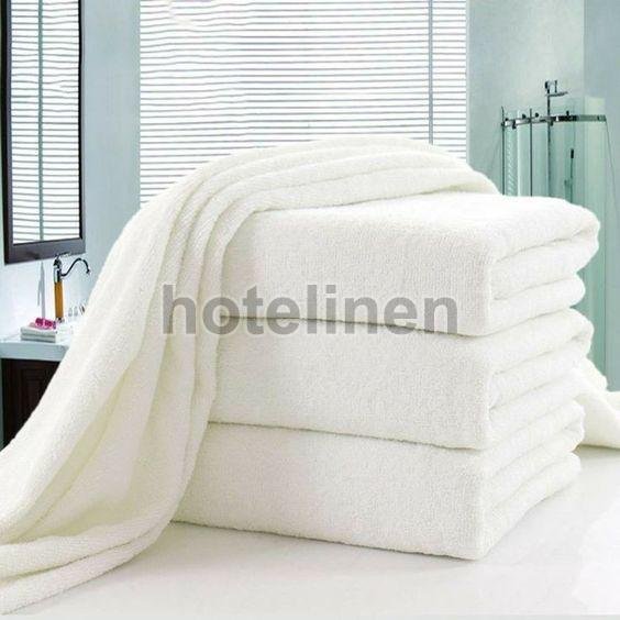 Hotelinen Cotton Terry Bath Towel, Pattern : Plain, Feature : Softness, Easily Washable
