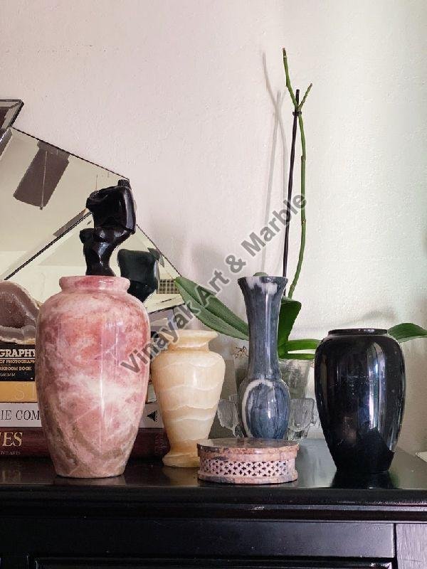 Marble Flower Vases, For Rust Proof, High Resistant, Good Quality, Attractive Designs, Style : Antique