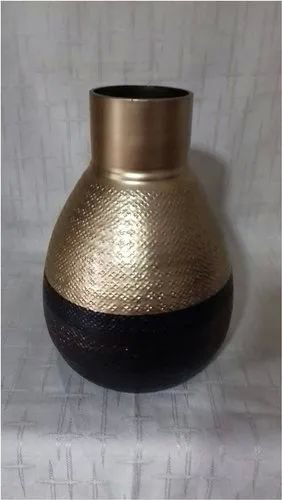 Bottled Modern Aluminium Flower Vase, Packaging Type : Corrugated Box, Size : 14x22 Cms
