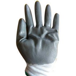Latex Coated Cotton Glove, For Automotive Industry, Pattern : Plain