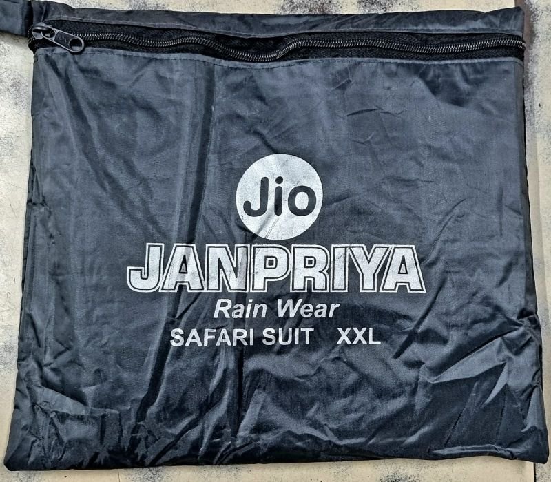 Plain PVC Janpriya Jio Raincoat