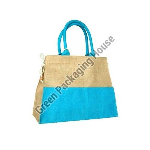 Rectangular Jute Hand Bags