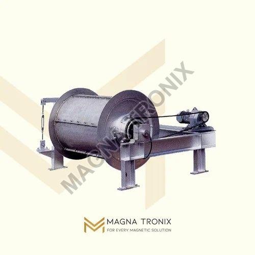 Magna Tronix Silver Single Drum Magnetic Separator