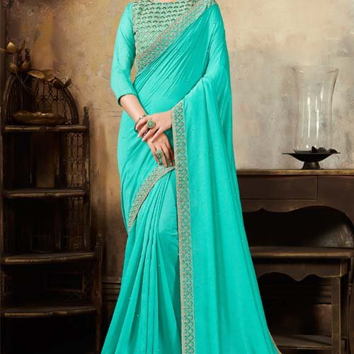 Hand Embroidered Silk Sarees