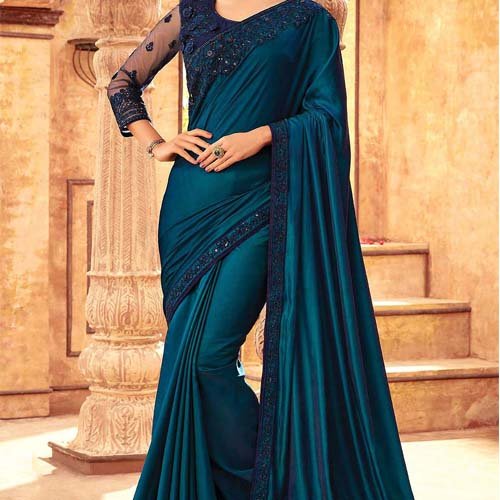 Embroidered Silk Sarees
